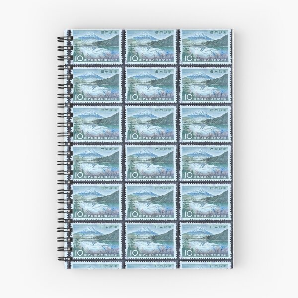 Item preview, Mountains Across the Lake Vintage Postage Stamp designed and sold by Factory57.
