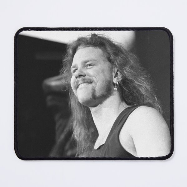 Item preview,  James Hetfield BW Photograph designed and sold by ConcertImages.
