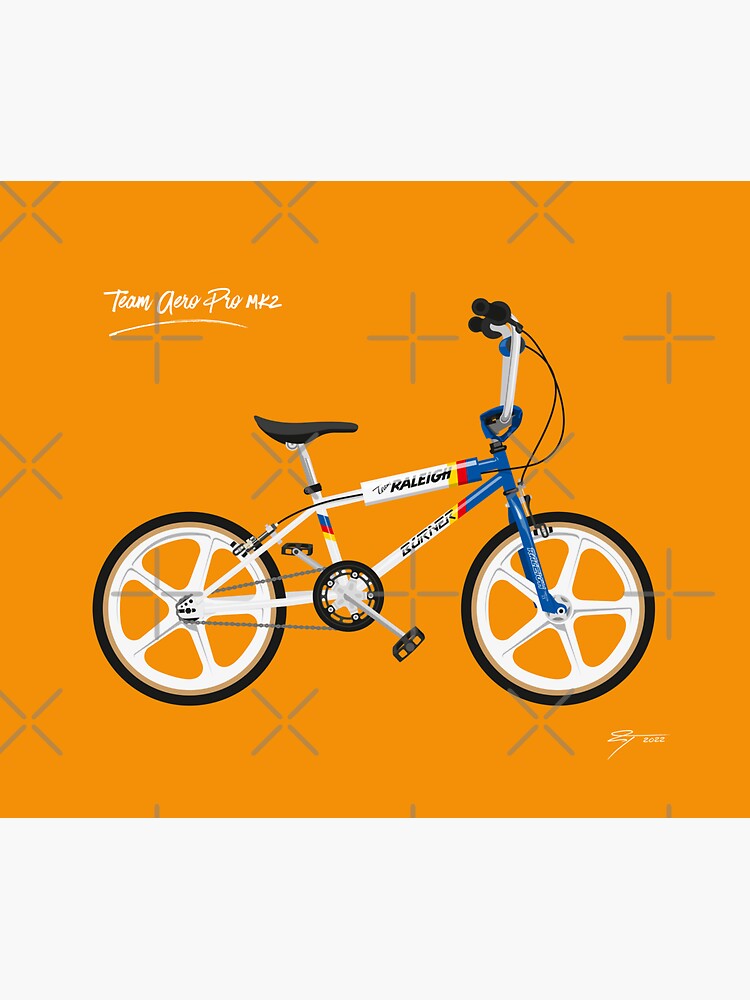 Raleigh Team Aero Pro Burner Mk 2 Sticker for Sale by Tunstall Redbubble