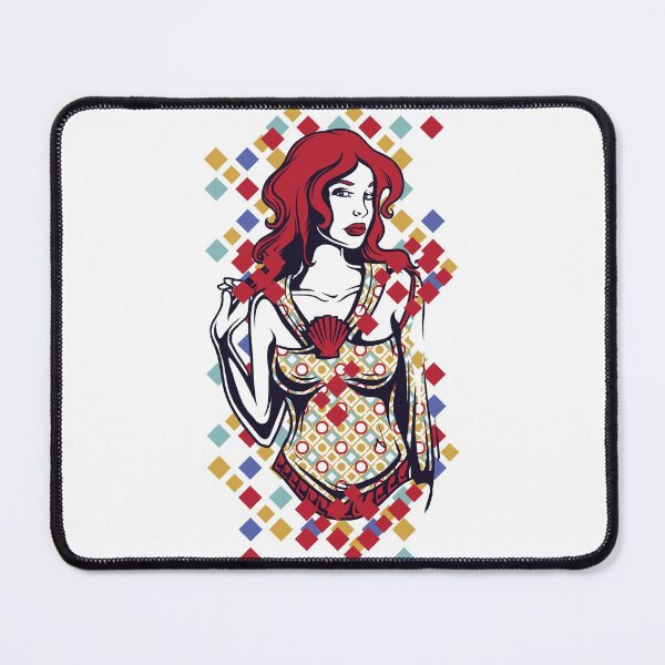 Item preview, Red-haired savvy lady designed and sold by Marketmg.