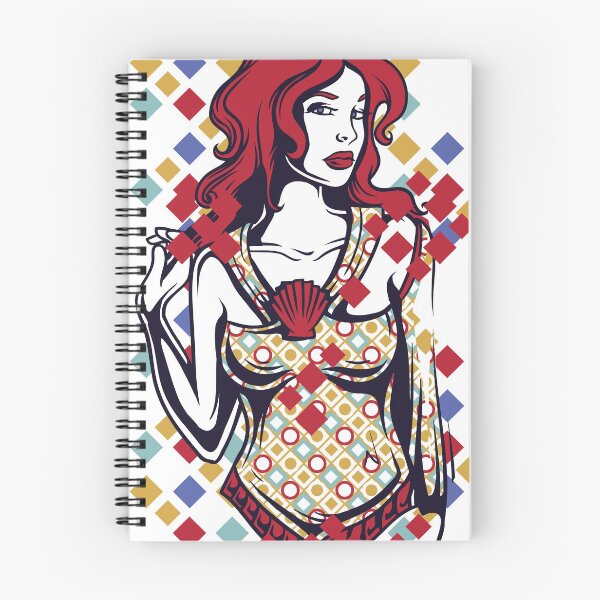 Item preview, Red-haired savvy lady designed and sold by Marketmg.