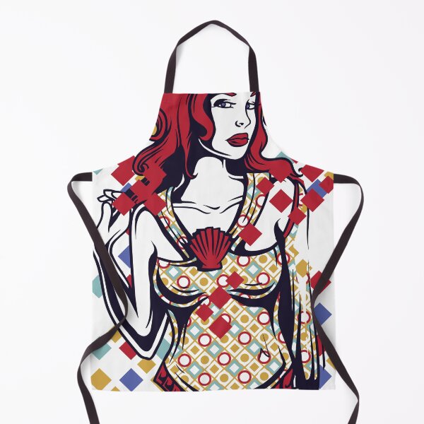 Item preview, Red-haired savvy lady designed and sold by Marketmg.