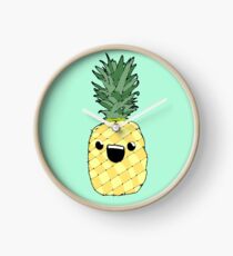 cute kawaii pinapple Clock