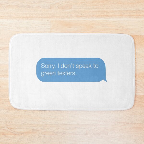 Item preview, Blue bubble texter vs green bubble texter designed and sold by Byfab.
