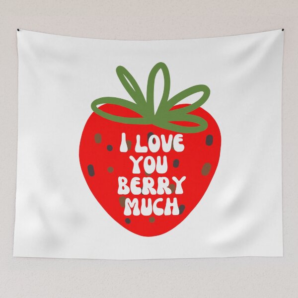 Item preview, I Love You Berry Much Funny Cute Valentine’s Day  designed and sold by hanyj732.