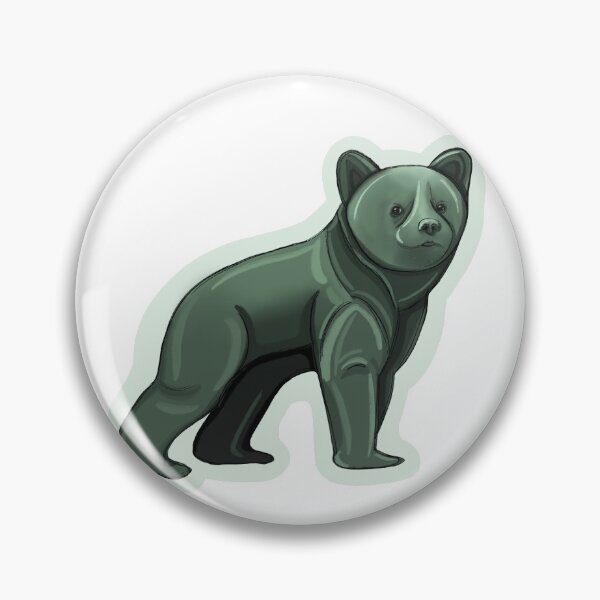 Item preview, Bear Cub in Greens designed and sold by For Art Sake.