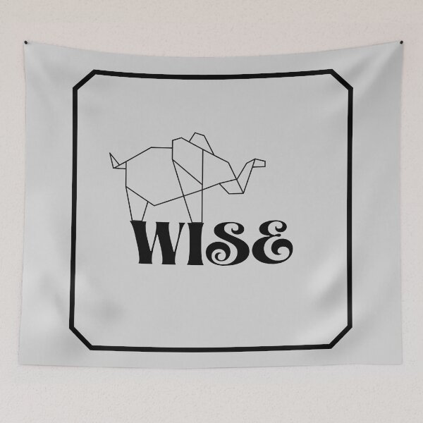 Item preview, WISE Elephant designed and sold by PrintCutScore.