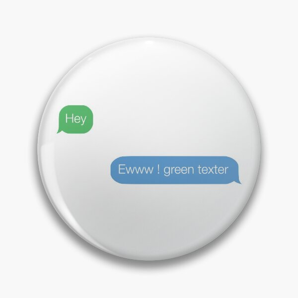 Item preview, Blue bubble texter vs green bubble texter designed and sold by Byfab.