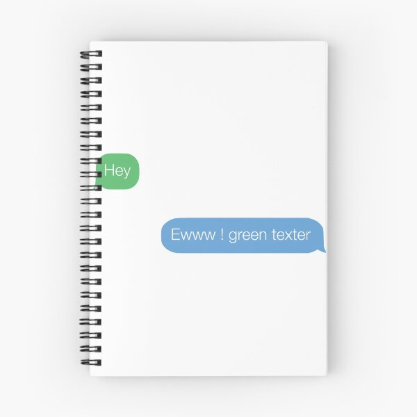 Item preview, Blue bubble texter vs green bubble texter designed and sold by Byfab.