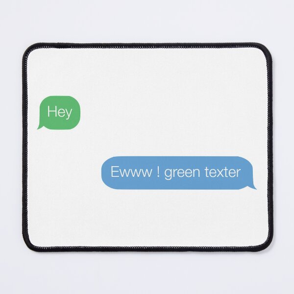 Item preview, Blue bubble texter vs green bubble texter designed and sold by Byfab.