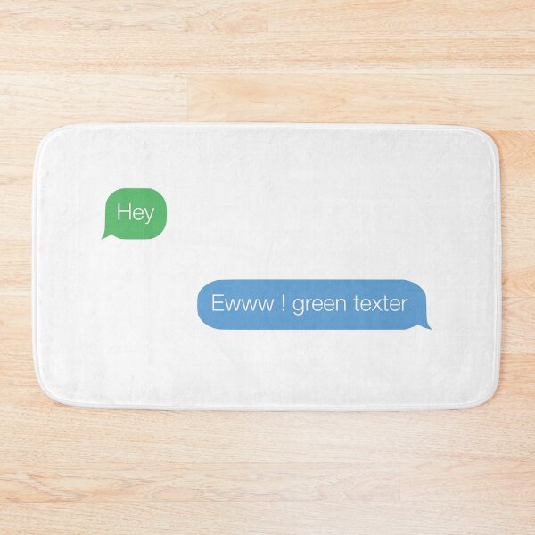 Item preview, Blue bubble texter vs green bubble texter designed and sold by Byfab.