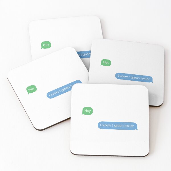 Item preview, Blue bubble texter vs green bubble texter designed and sold by Byfab.