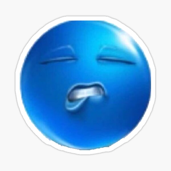 "Cursed emoji" Sticker for Sale by kitzlano | Redbubble