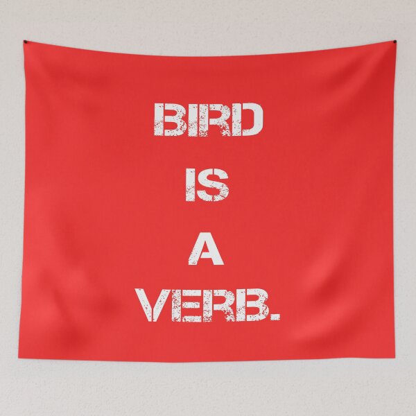 Item preview, Bird Is A Verb  designed and sold by rachidhaz.