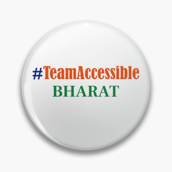 Team Accessible INDIA Pin