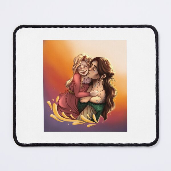 Item preview, Lysandra and Evangeline 2 print (with background) designed and sold by DoodlingLenn.