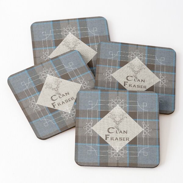 Aperçu de l'œuvre Outlander - Kilt tartan du clan Fraser - Cerf créée et vendue par dealchica.