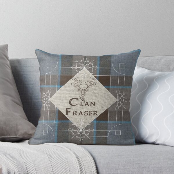 Aperçu de l'œuvre Outlander - Kilt tartan du clan Fraser - Cerf créée et vendue par dealchica.