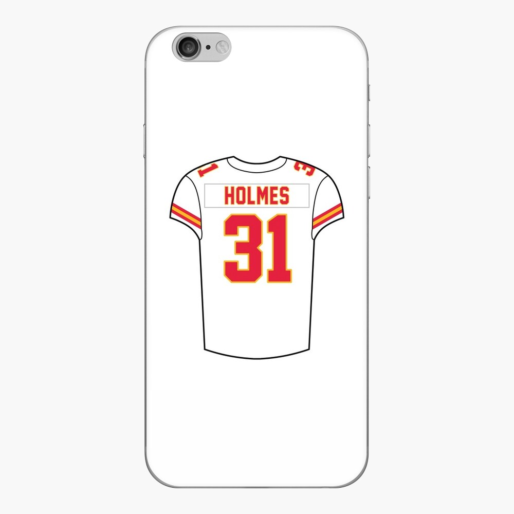 Priest Holmes Away Jersey Sticker for Sale by designsheaven