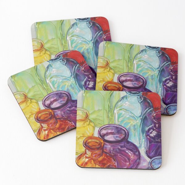 Item preview, colored glass vases designed and sold by francoforesi.