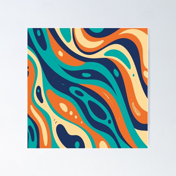 Item preview, pintura colores azules designed and sold by lukehamburger.