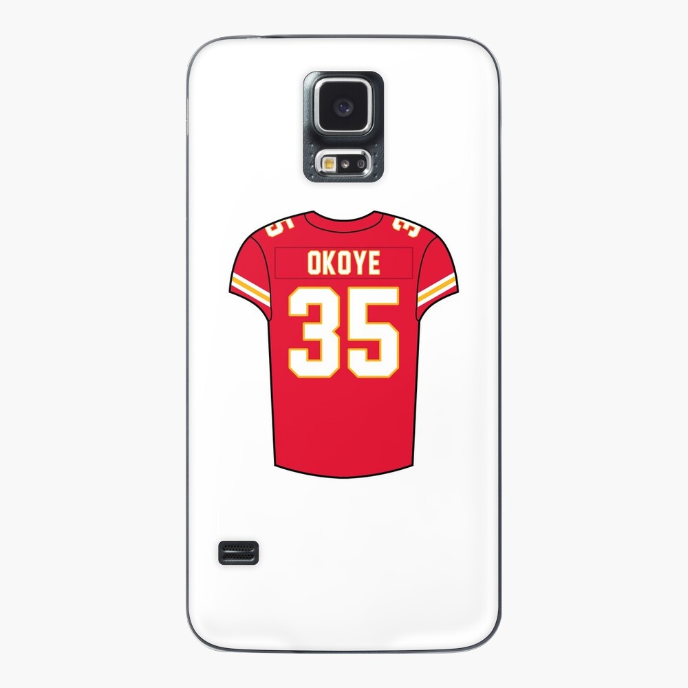 Christian Okoye Home Jersey Sticker for Sale by designsheaven