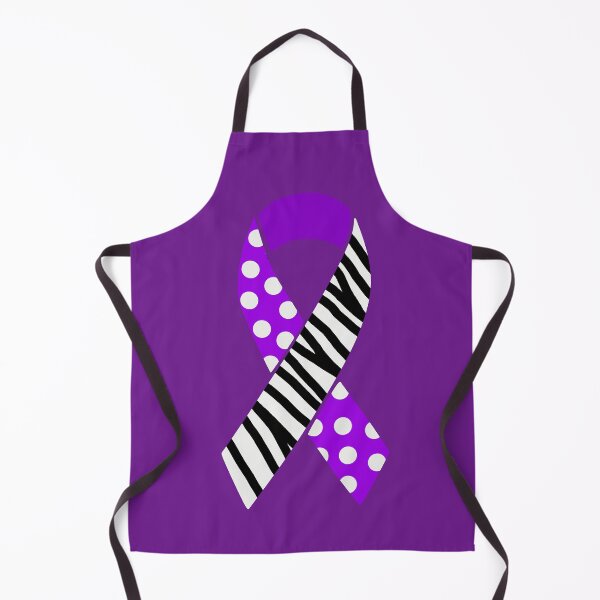Item preview, Purple and Zebra Print Awareness Ribbon (MCAS and EDS) designed and sold by nklange240.