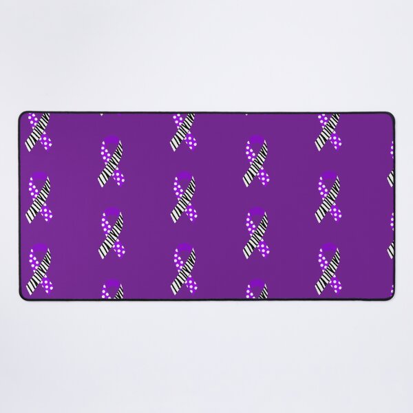 Item preview, Purple and Zebra Print Awareness Ribbon (MCAS and EDS) designed and sold by nklange240.