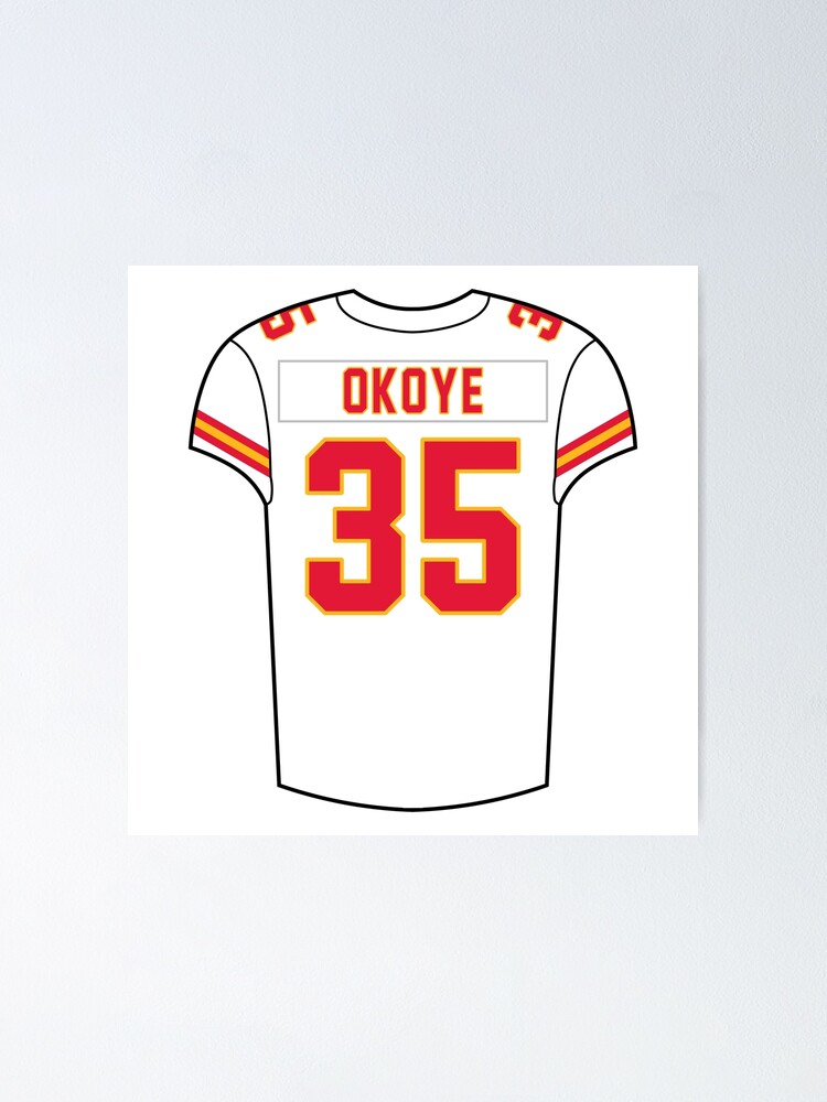 Christian Okoye Away Jersey | Poster