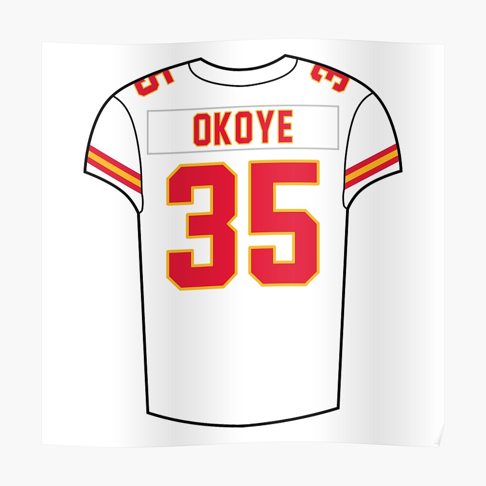 Tyreek Hill Away Jersey Sticker for Sale by designsheaven