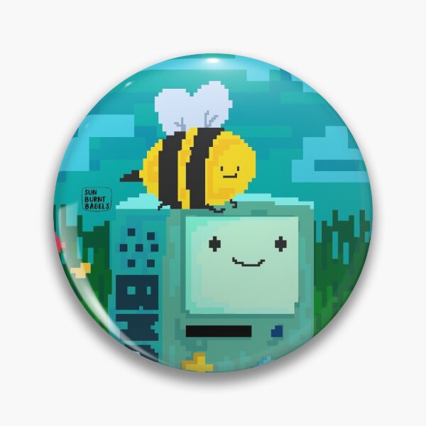 Item preview, adventure time BMO pixel  designed and sold by sunburntbagels.