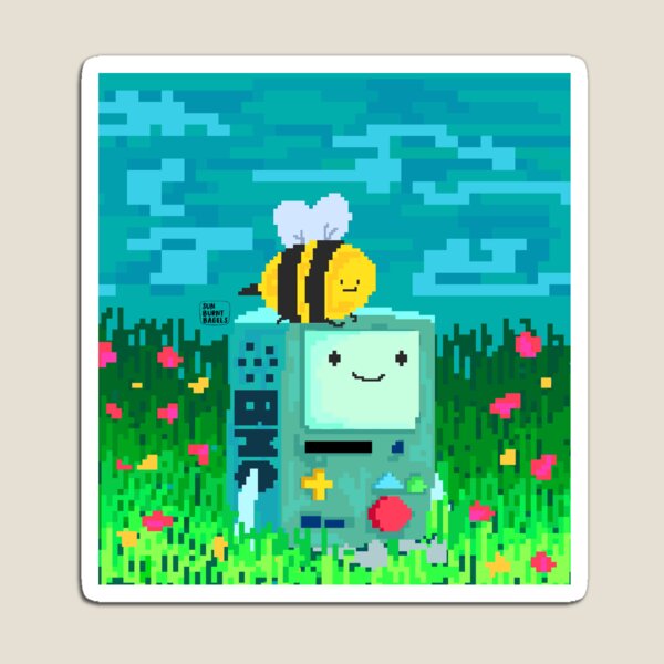Item preview, adventure time BMO pixel  designed and sold by sunburntbagels.