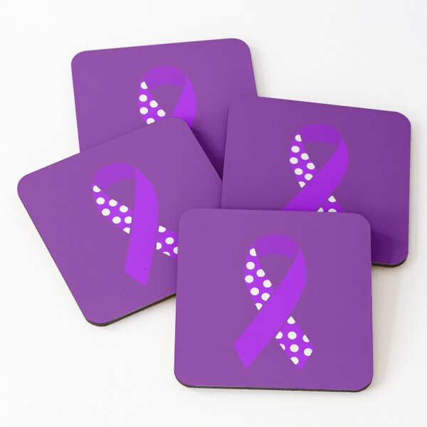 Item preview, Purple Spotted Awareness Ribbon (MCAS and EDS) designed and sold by nklange240.