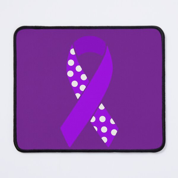 Item preview, Purple Spotted Awareness Ribbon (MCAS and EDS) designed and sold by nklange240.