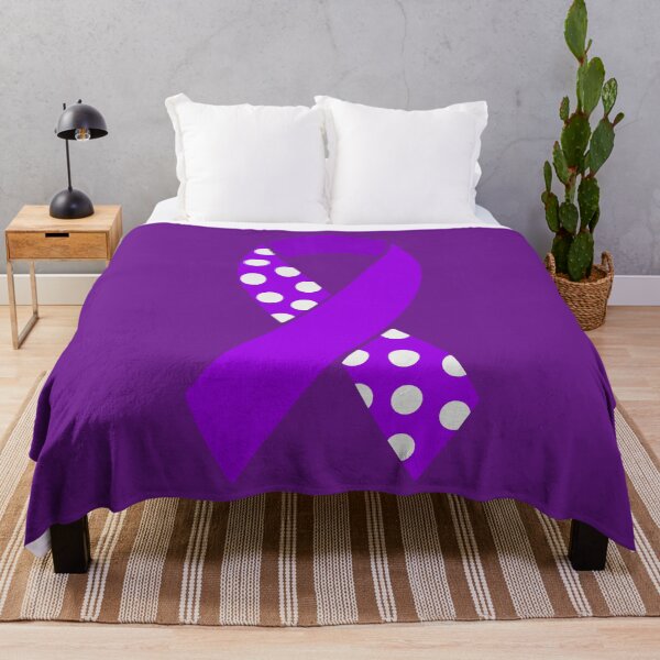 Item preview, Purple Spotted Awareness Ribbon (MCAS and EDS) designed and sold by nklange240.