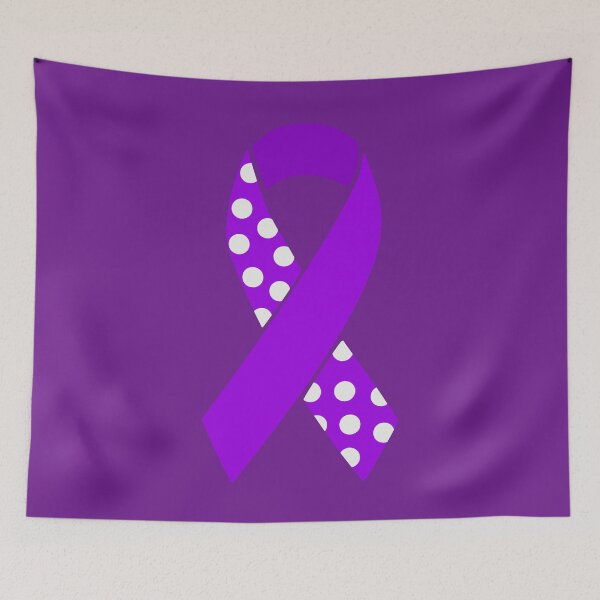 Item preview, Purple Spotted Awareness Ribbon (MCAS and EDS) designed and sold by nklange240.