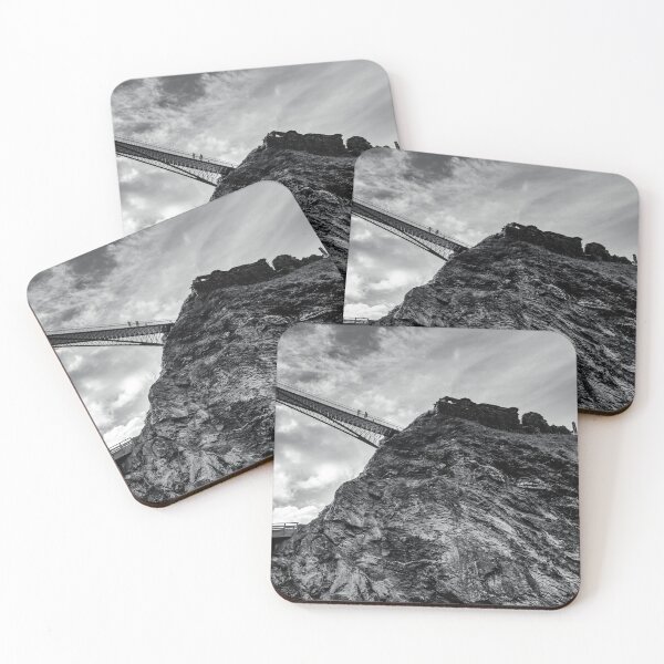 Item preview, The New Bridge to Tintagel Castle, Cornwall designed and sold by MaclarenPhoto.