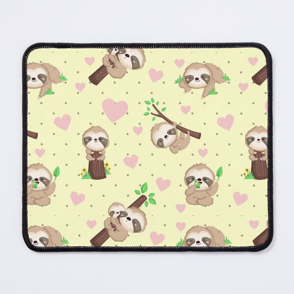 Item preview, Baby Sloth Seamless Pattern designed and sold by JDWCreations.