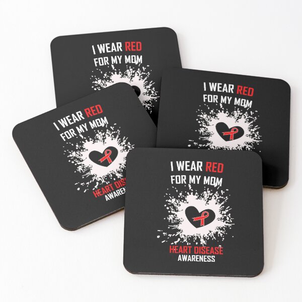 Item preview, I Wear Red For MY MOM (Heart Disease Awareness) designed and sold by SE-design-.
