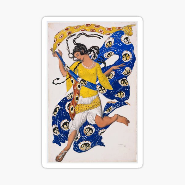 Leon Bakst - The Butterfly Sticker