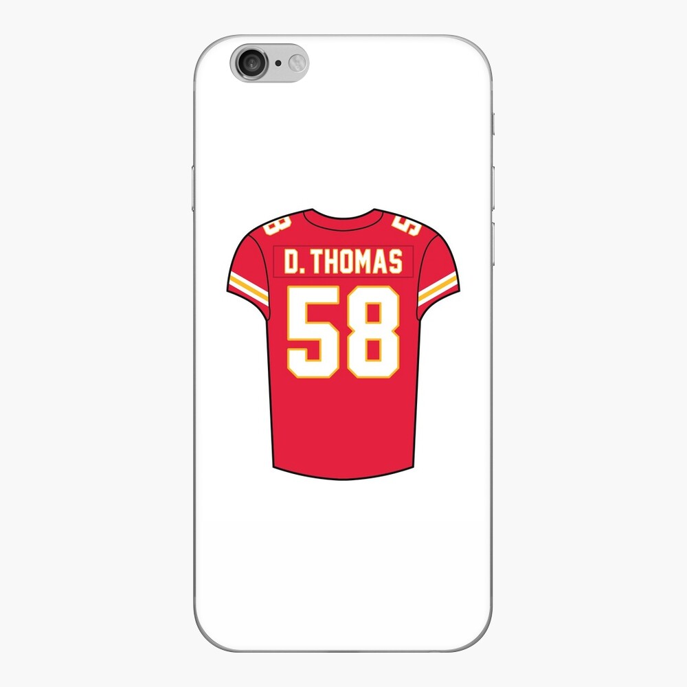 Derrick Thomas Home Jersey Sticker for Sale by designsheaven