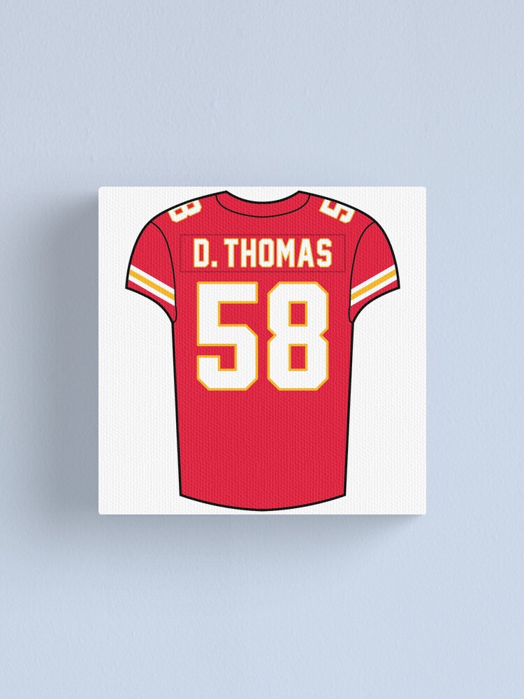 Derrick Thomas Home Jersey Poster for Sale by designsheaven