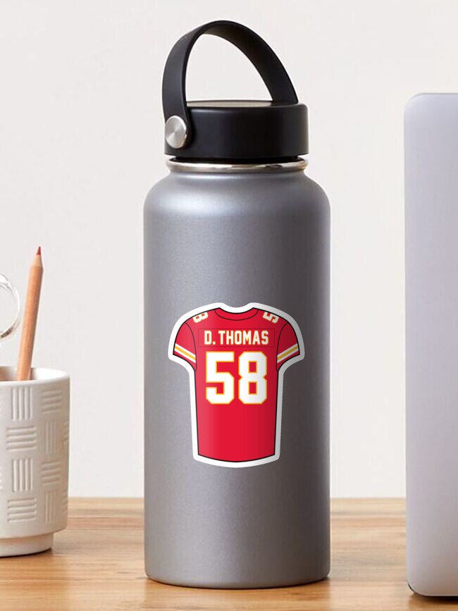 Derrick Thomas Home Jersey Sticker for Sale by designsheaven