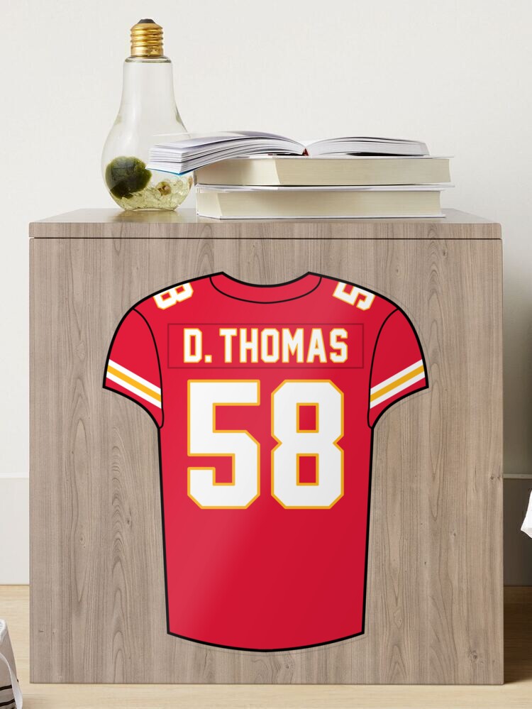 Derrick Thomas Home Jersey' Sticker for Sale by designsheaven