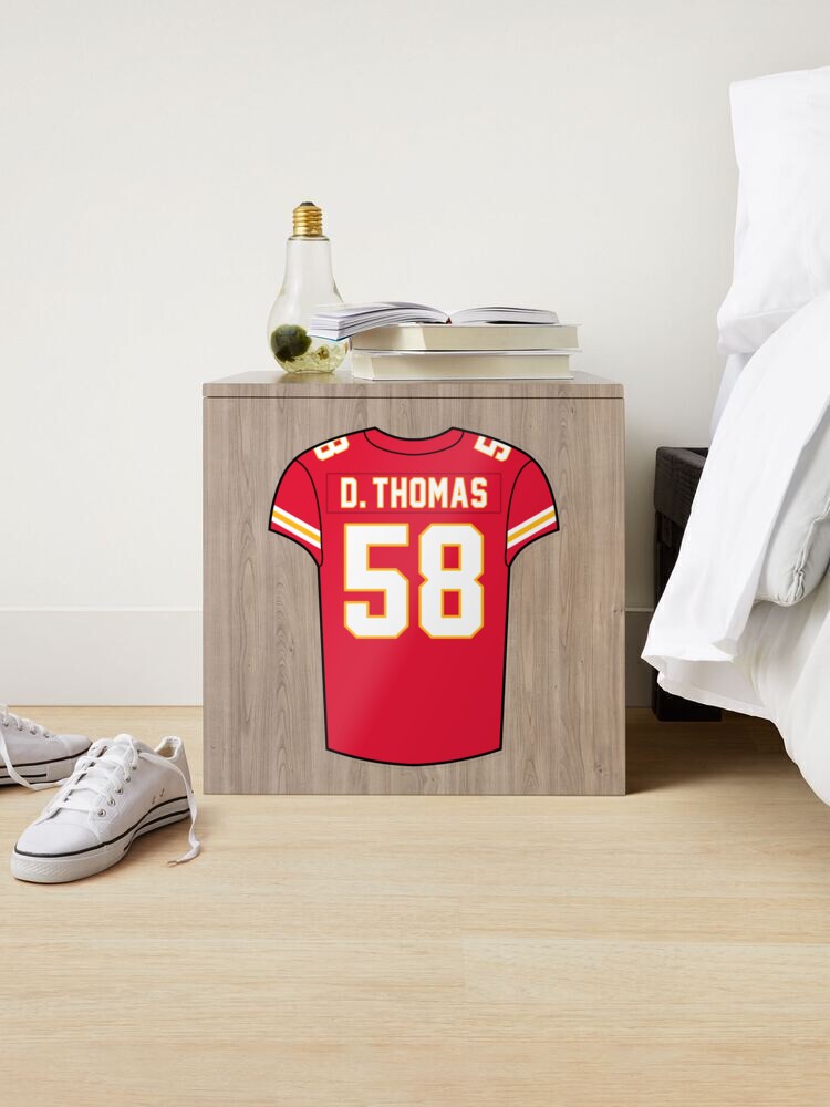 Derrick Thomas Home Jersey Sticker for Sale by designsheaven