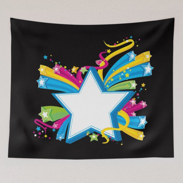 Item preview, Bright Holiday Color Stars  designed and sold by BerryCats.