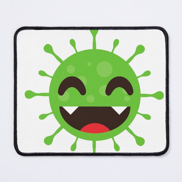 Item preview, Green Corona virus defeated  in a nutshell  face emoji designed and sold by Rishabhthinks.