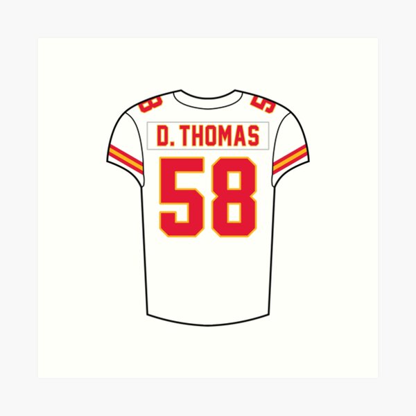 DERRICK THOMAS art print FREE shipping!