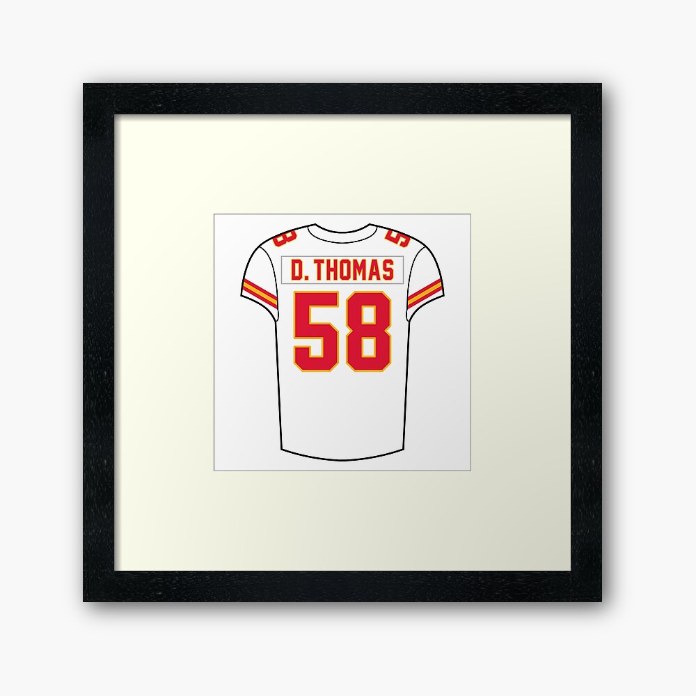 Derrick Thomas Home Jersey Poster for Sale by designsheaven