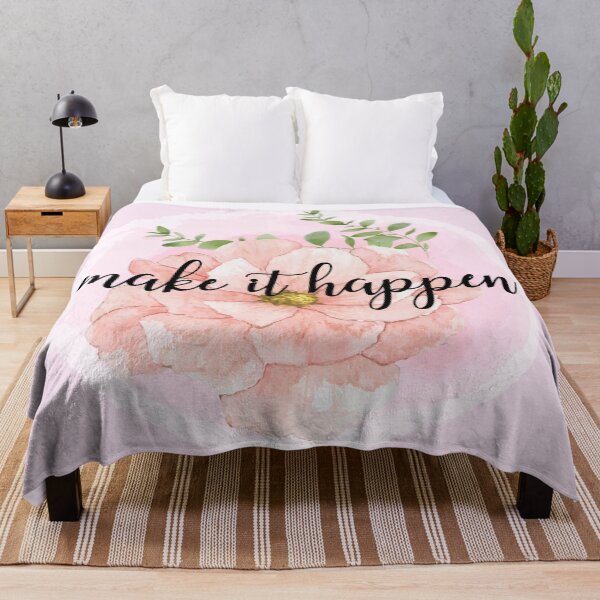 Item preview, Make it happen- inspiration quote designed and sold by BronikowskiART.
